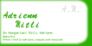 adrienn mitli business card